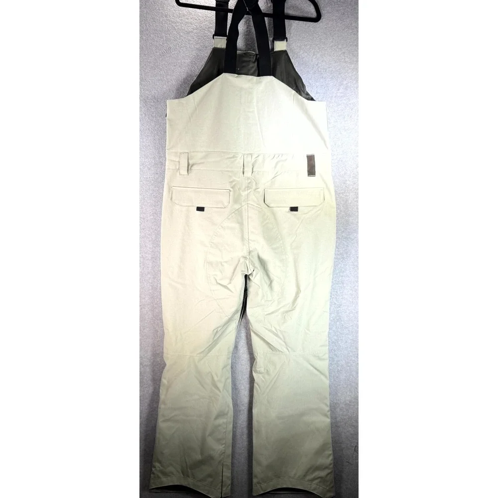 Imperial Motion Ski Bib‎ Men's Large Sage Waterproof Adjustable Zipped Pockets